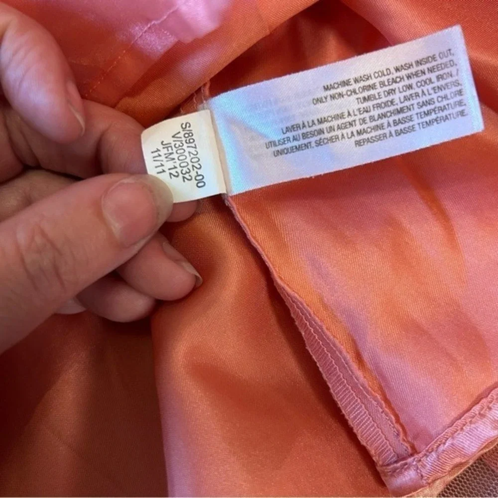 Old Navy Coral Rosette Tulle Party Dress | 4T